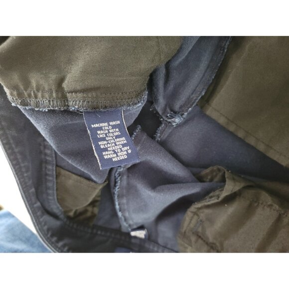 Chaps Womens Pants 22W Plus Capri Solid Blue Zip Slash Pocket Casual CAP48E - Picture 7 of 8